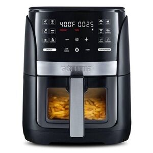 Gourmia Black Digital Air Fryer 6QT with 12 presets